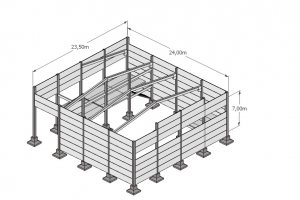 Pavilhão com 553m², no bairro Sanvitto em Caxias do Sul para Alugar