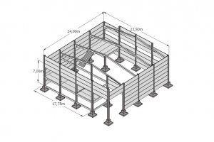 Pavilhão com 553m², no bairro Sanvitto em Caxias do Sul para Alugar