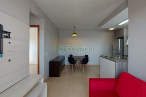 Apto Mobiliado com 54m², 2 dormitórios, 1 vaga, no bairro De Lazzer em Caxias do Sul para Alugar