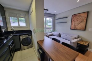 Apto Mobiliado com 35m², 1 dormitório, 1 vaga, no bairro Lourdes em Caxias do Sul para Alugar