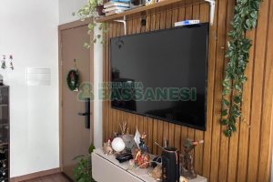 Apto Mobiliado com 58m², 2 dormitórios, 1 vaga, no bairro Desvio Rizzo em Caxias do Sul para Alugar