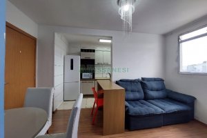 Apto Mobiliado com 49m², 2 dormitórios, 1 vaga, no bairro Bela Vista em Caxias do Sul para Alugar