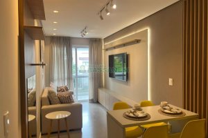 Apto Mobiliado com 48m², 1 dormitório, 1 vaga, no bairro Santa Catarina em Caxias do Sul para Alugar