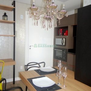 Apto Mobiliado com 46m², 1 dormitório, 1 vaga, no bairro Lourdes em Caxias do Sul para Alugar