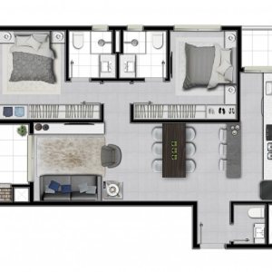 Apartamento com 117m², 2 vagas, no bairro Centro em Caxias do Sul para Comprar