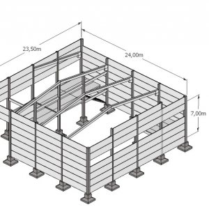 Pavilhão com 553m², no bairro Sanvitto em Caxias do Sul para Alugar