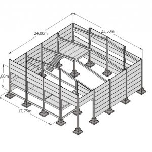 Pavilhão com 553m², no bairro Sanvitto em Caxias do Sul para Alugar