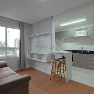 Apto Mobiliado com 45m², 1 dormitório, 1 vaga, no bairro Lourdes em Caxias do Sul para Alugar