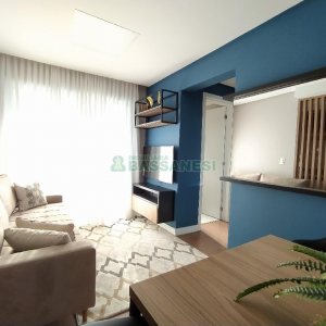 Apto Mobiliado com 41m², 1 dormitório, 1 vaga, no bairro Lourdes em Caxias do Sul para Alugar