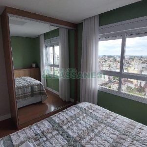 Apto Mobiliado com 57m², 2 dormitórios, 2 vagas, no bairro Lourdes em Caxias do Sul para Alugar