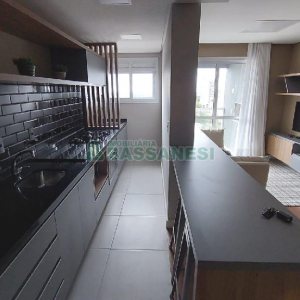 Apto Mobiliado com 57m², 2 dormitórios, 2 vagas, no bairro Lourdes em Caxias do Sul para Alugar