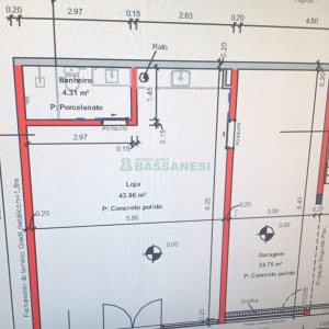 Loja com 44m², no bairro São Pelegrino em Caxias do Sul para Alugar
