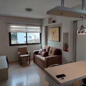 Apto Mobiliado com 50m², 1 dormitório, no bairro Centro em Caxias do Sul para Alugar