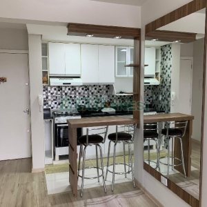 Apto Mobiliado com 56m², 2 dormitórios, 1 vaga, no bairro Cinqüentenário em Caxias do Sul para Alugar