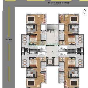 Apartamento com 52m², 2 dormitórios, 1 vaga, no bairro Planalto em Caxias do Sul para Comprar