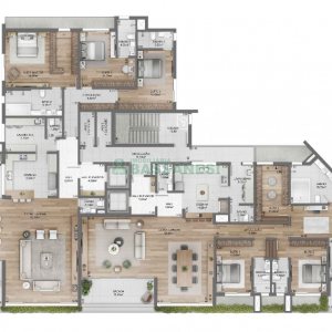 Apartamento com 272m², 3 dormitórios, no bairro Exposição em Caxias do Sul para Comprar