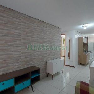 Apto Mobiliado com 49m², 2 dormitórios, 1 vaga, no bairro Desvio Rizzo em Caxias do Sul para Alugar ou Comprar