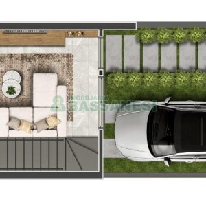 Sobrado com 114m², 2 dormitórios, 1 vaga, no bairro São Virgílio em Caxias do Sul para Comprar