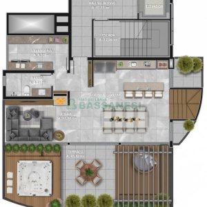 Apartamento com 267m², 2 dormitórios, 3 vagas, no bairro Jardim América em Caxias do Sul para Comprar