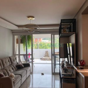 Apto Mobiliado com 90m², 2 dormitórios, 3 vagas, no bairro Charqueadas em Caxias do Sul para Alugar