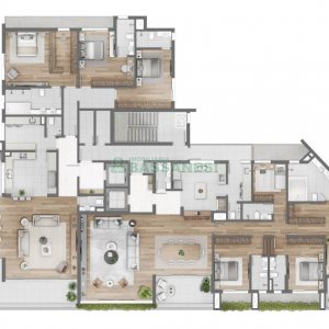 Apartamento com 236m², 3 dormitórios, no bairro Exposição em Caxias do Sul para Comprar