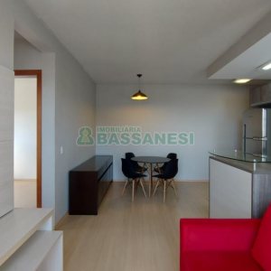 Apto Mobiliado com 54m², 2 dormitórios, 1 vaga, no bairro De Lazzer em Caxias do Sul para Alugar