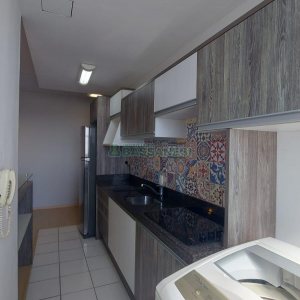 Apto Mobiliado com 54m², 2 dormitórios, 1 vaga, no bairro De Lazzer em Caxias do Sul para Alugar