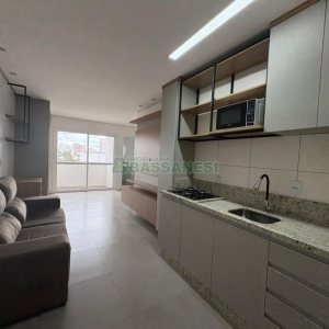 Apto Mobiliado com 42m², 1 dormitório, 1 vaga, no bairro Lourdes em Caxias do Sul para Alugar