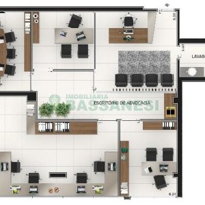 Sala com 34m², 1 vaga, no bairro Exposição em Caxias do Sul para Alugar ou Comprar