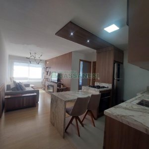 Apto Mobiliado com 47m², 1 dormitório, 1 vaga, no bairro Madureira em Caxias do Sul para Alugar