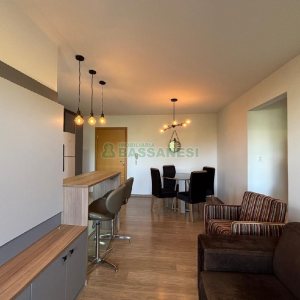 Apto Mobiliado com 68m², 2 dormitórios, 2 vagas, no bairro Madureira em Caxias do Sul para Alugar