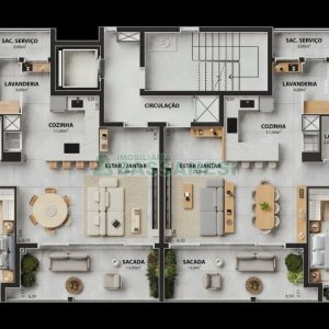 Apartamento com 128m², 3 dormitórios, 2 vagas, no bairro Exposição em Caxias do Sul para Comprar