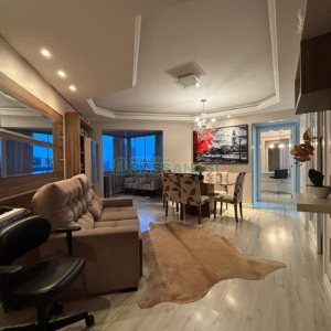 Apto Mobiliado com 98m², 2 dormitórios, 1 vaga, no bairro São Pelegrino em Caxias do Sul para Alugar