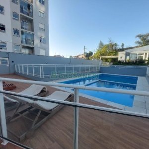 Apto Mobiliado com 55m², 2 dormitórios, 1 vaga, no bairro De Lazzer em Caxias do Sul para Alugar