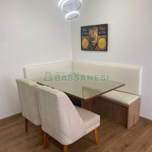 Apto Mobiliado com 55m², 2 dormitórios, 1 vaga, no bairro De Lazzer em Caxias do Sul para Alugar