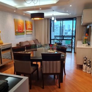 Apto Mobiliado com 115m², 3 dormitórios, 2 vagas, no bairro Centro em Caxias do Sul para Alugar