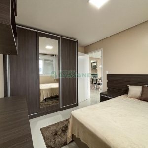 Apto Mobiliado com 46m², 1 dormitório, 1 vaga, no bairro Lourdes em Caxias do Sul para Alugar