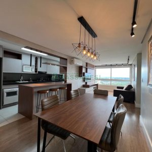 Apto Mobiliado com 88m², 2 dormitórios, 1 vaga, no bairro Villagio Iguatemi em Caxias do Sul para Alugar