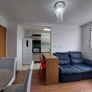 Apto Mobiliado com 49m², 2 dormitórios, 1 vaga, no bairro Bela Vista em Caxias do Sul para Alugar