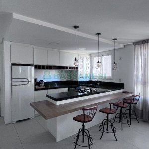 Apto Mobiliado com 54m², 1 dormitório, 1 vaga, no bairro Centro em Caxias do Sul para Alugar