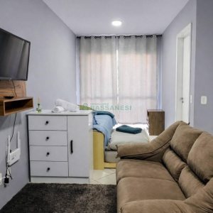 Apto Mobiliado com 40m², 1 dormitório, 1 vaga, no bairro Presidente Vargas em Caxias do Sul para Alugar