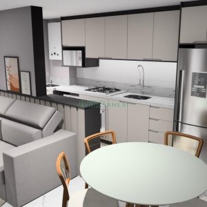 Apto Mobiliado com 514m², 2 dormitórios, 1 vaga, no bairro São Leopoldo em Caxias do Sul para Alugar