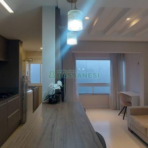 Apto Mobiliado com 72m², 2 dormitórios, 2 vagas, no bairro Lourdes em Caxias do Sul para Alugar
