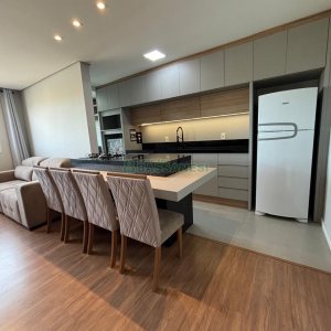 Apto Mobiliado com 51m², 1 dormitório, no bairro Santa Catarina em Caxias do Sul para Alugar