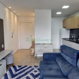 Apto Mobiliado com 58m², 2 dormitórios, 1 vaga, no bairro Desvio Rizzo em Caxias do Sul para Alugar