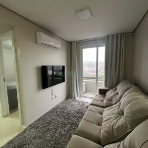 Apto Mobiliado com 65m², 2 dormitórios, 2 vagas, no bairro Cruzeiro em Caxias do Sul para Alugar