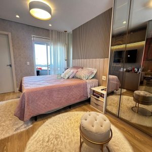 Apto Mobiliado com 102m², 3 dormitórios, 2 vagas, no bairro Cinqüentenário em Caxias do Sul para Alugar