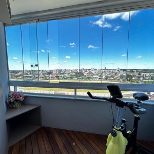 Apto Mobiliado com 102m², 3 dormitórios, 2 vagas, no bairro Cinqüentenário em Caxias do Sul para Alugar