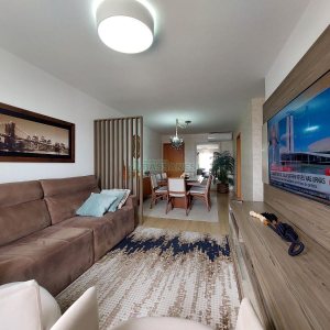 Apto Mobiliado com 101m², 3 dormitórios, 2 vagas, no bairro Universitário em Caxias do Sul para Alugar