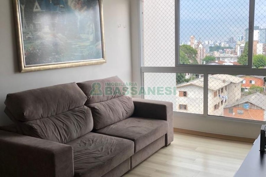 Apto Mobiliado com 62m², 2 dormitórios, 1 vaga, no bairro Panazzolo em Caxias do Sul para Alugar